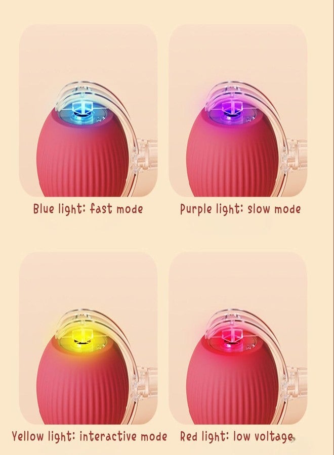 Dodhar Interactive Cat Toy - Cat Toys for Indoor Cats Smart Silicone Rolling Ball with Tail,Bird Sound,Obstacle Avoidance and Motion Activated,Kitten Puzzle Toys (Multicolor-1 PCS) - Image 4